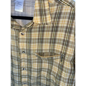 The North Face shirt Mens Large‎ Button Down Short Sleeve Plaid outdoor vented